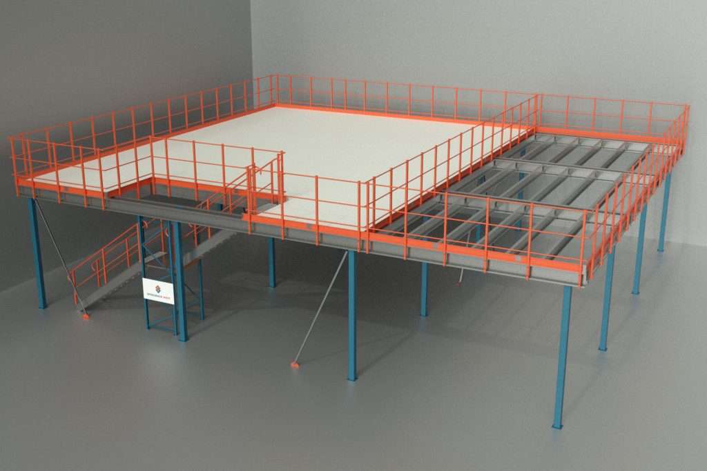 Adjustable Mezzanine Platforms