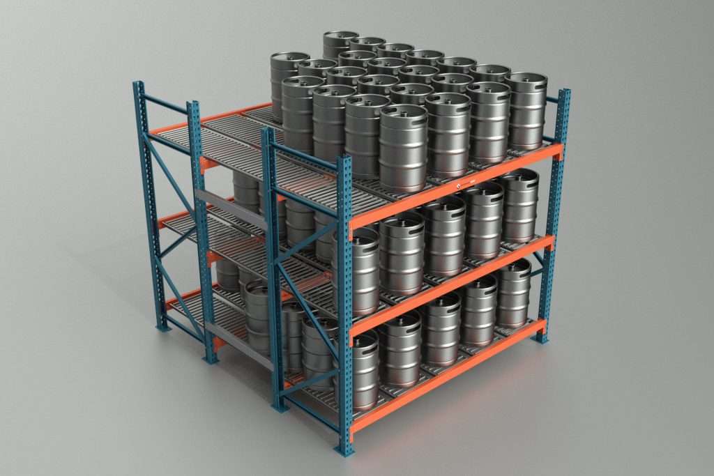 Beverage Storage Beer Keg Flow Rack