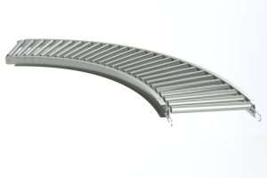 Galvanized Gravity Roller Conveyors - Curved Sections