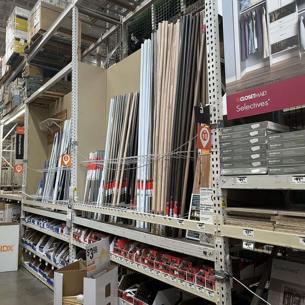 Home Depot Racking