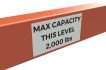Pallet Rack Load Capacity Labels