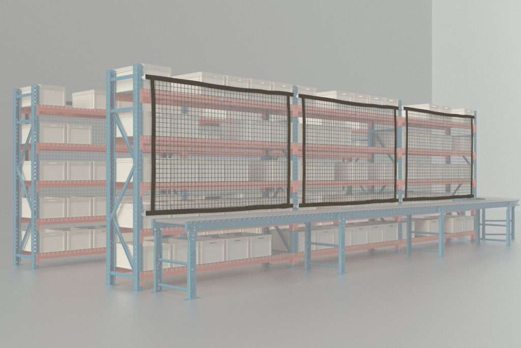 Safety Netting Modular - Manufacturing Facilities with Overhead Conveyors