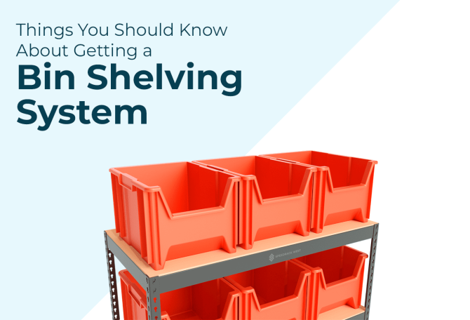 Bin Shelving System for a Warehouse