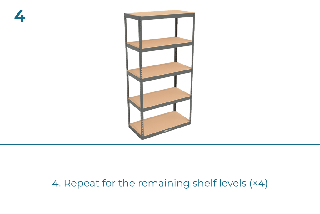 Boltless Shelving Assembling