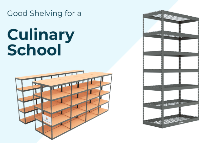 Good Shelving for a Culinary School