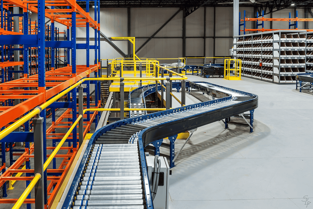 Mezzanine with Conveyor