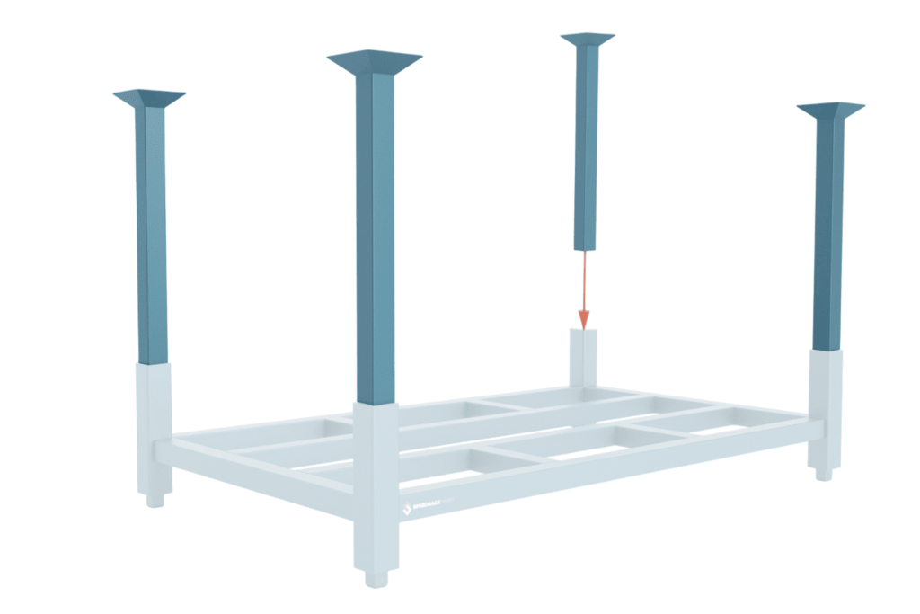Posts for Stacking Rack