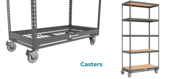 Boltless Shelving | Shelving Casters | Speedrack West