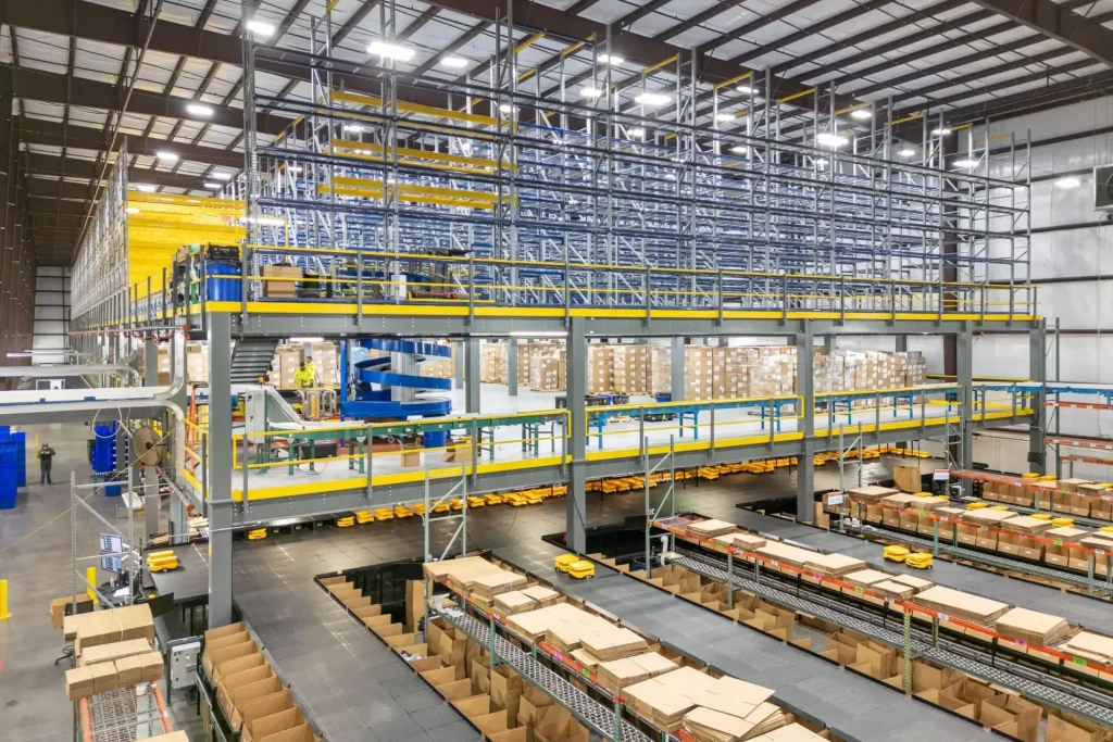 Example B Picking Mezzanine with Conveyor Loop-1