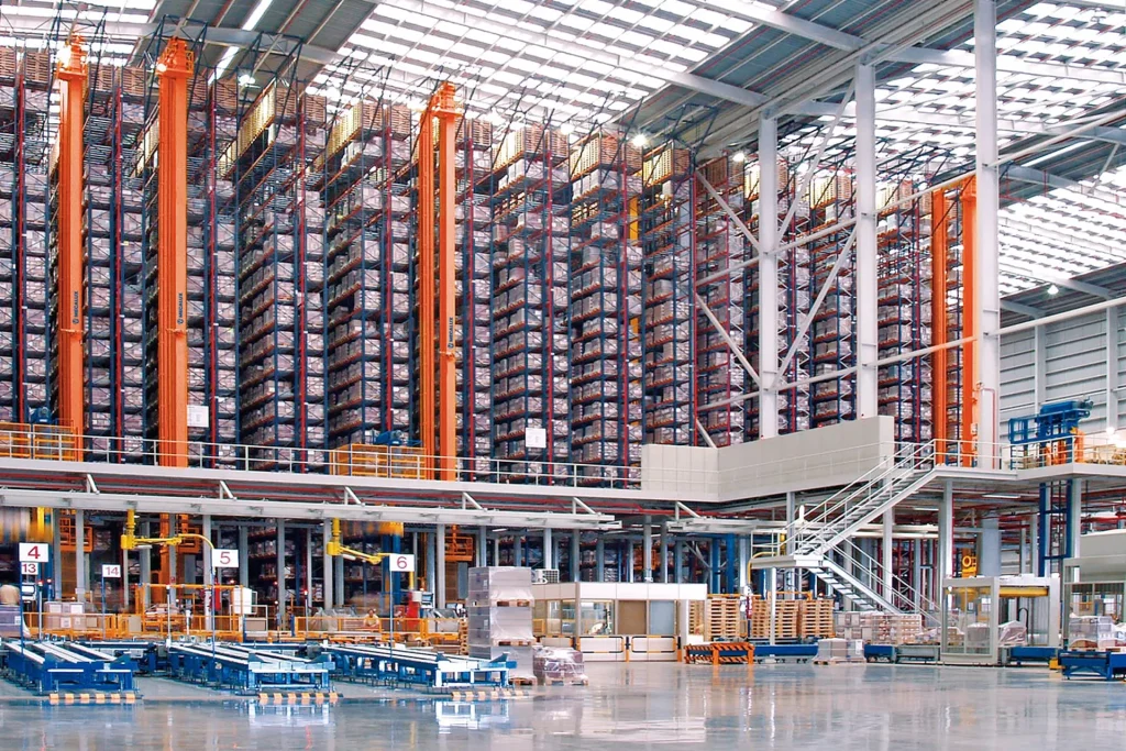 Mezzanine with AS-RS