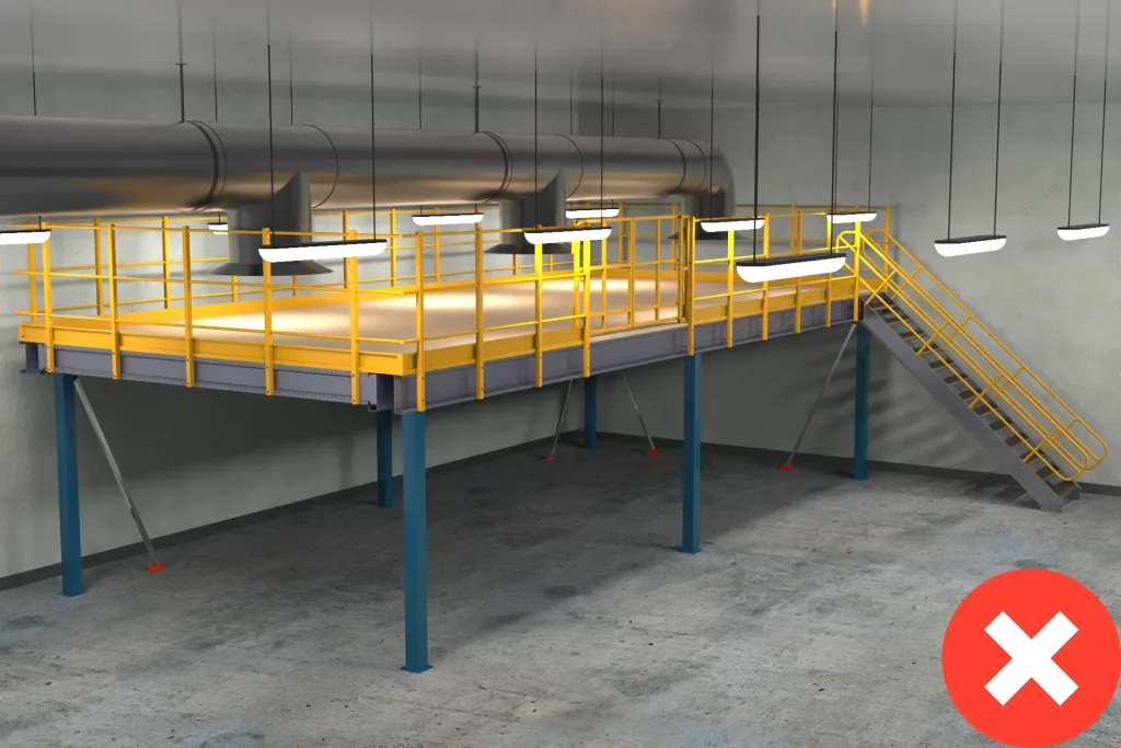 Obstructed Ceiling Space - Wrong