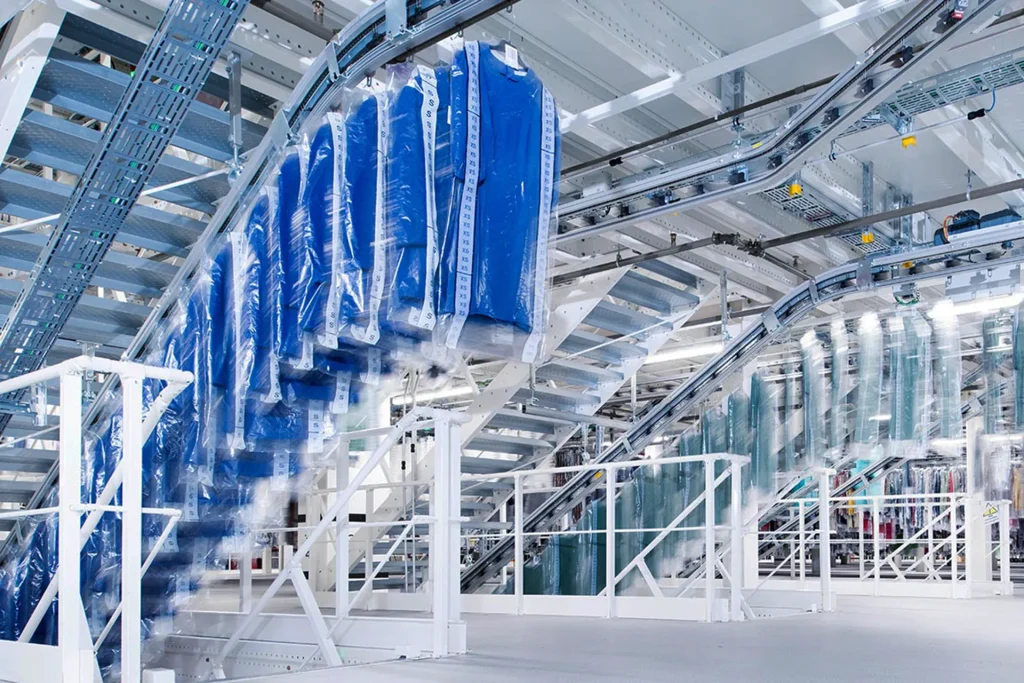 Overhead Conveyor with Mezzanine