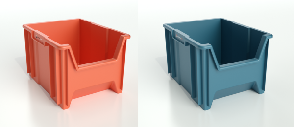 Stackable Plastic Storage Bins | Speedrack West