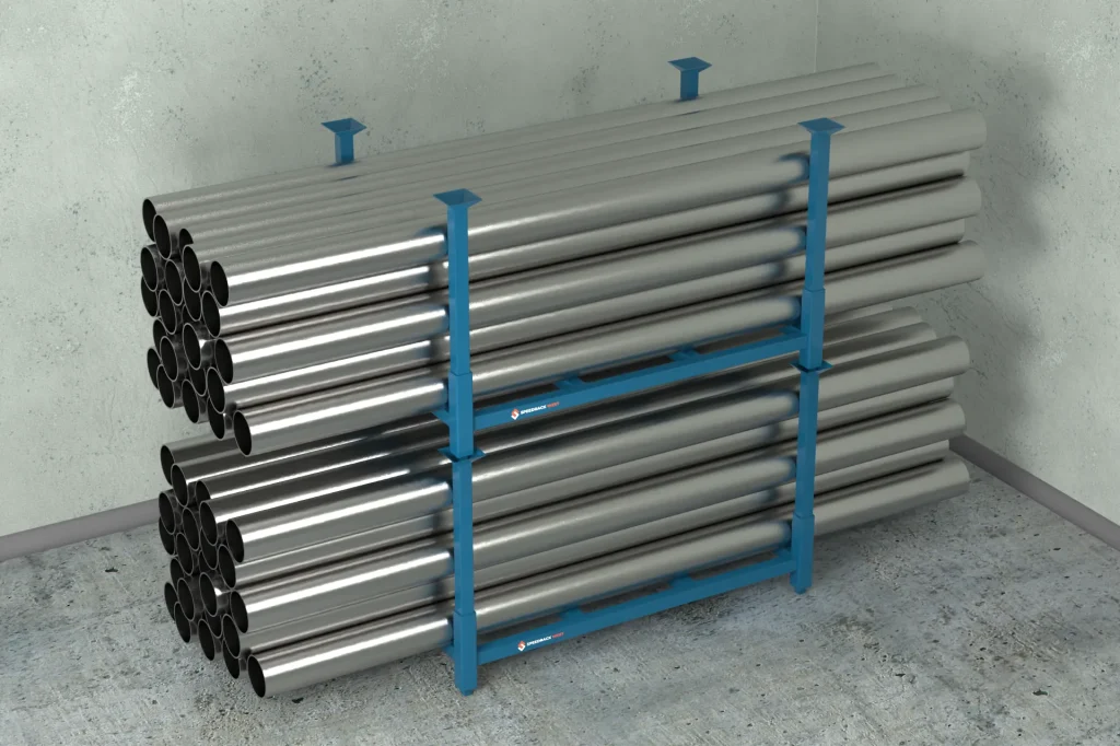 Stacking Racks with Pipes